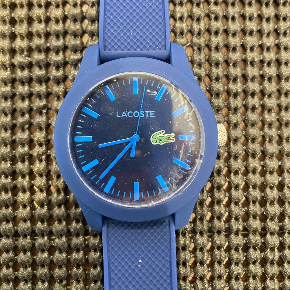 Lacoste unisex 12.12 watch in blue